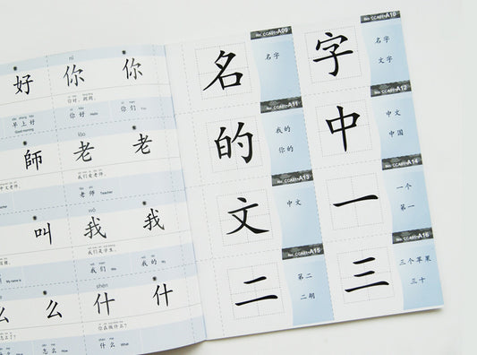 YCT 1-3,LangLang Chinese Vocabulary Flashcard 1 - 6 朗朗中文-小学-识字卡共6册